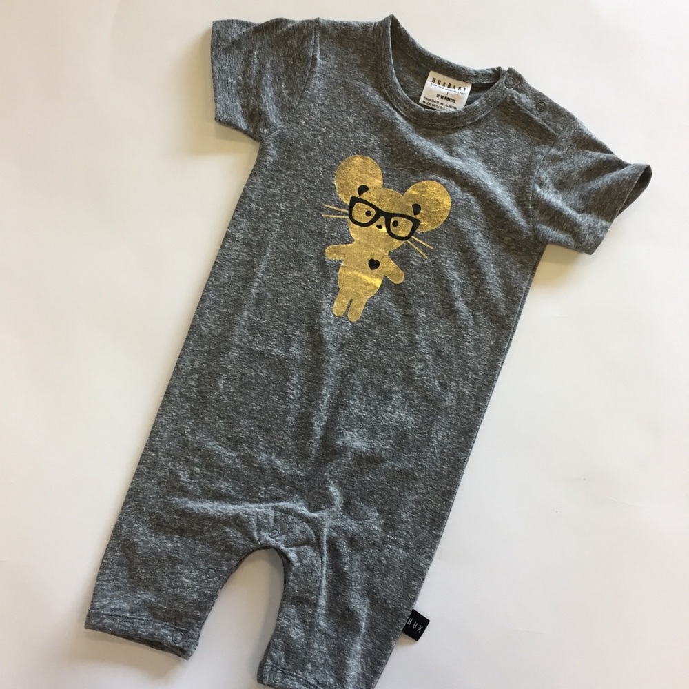 Huxbaby mouse short romper